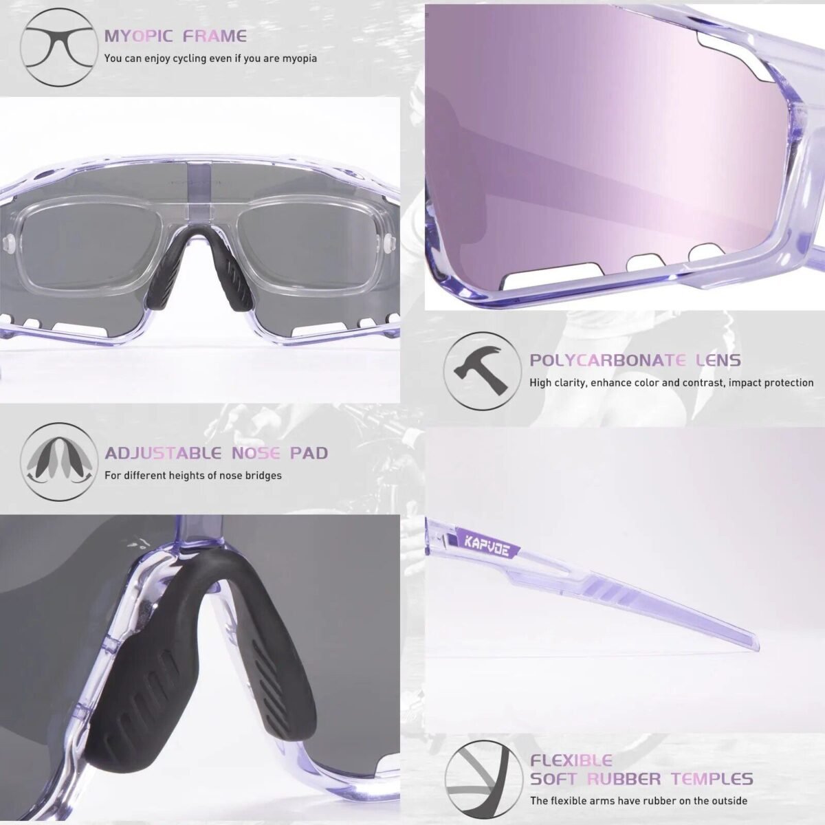 Photochromic Cycling Glasses: UV400 Protection, Unisex, for All Outdoor Sports - Image 5