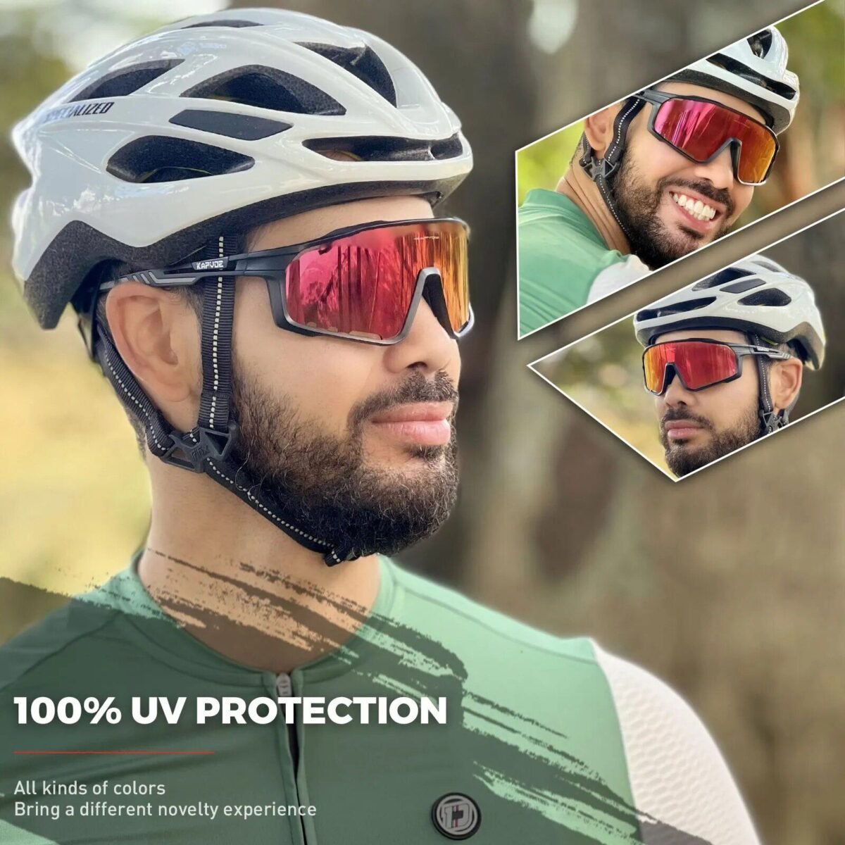 Photochromic Cycling Glasses: UV400 Protection, Unisex, for All Outdoor Sports - Image 3