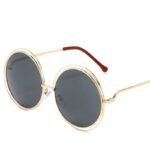 Stylish Vintage Oversized Round Sunglasses - UV400 Protection, Trendy Women's Eyewear - Image 5