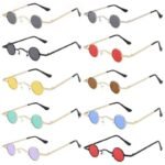 Trendy Round Metal Frame Sunglasses - UV Protection, Multiple Colors