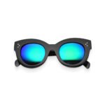 Women’s Black Midnight Cat-Eyed Sunglasses - Image 2