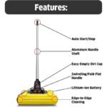 Lightweight Cordless Electric Sweeper Broom for Multi-Surface Cleaning - Image 3