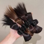 Elegant Feather Shuttlecock Hair Claw - Fashionable High Ponytail Hair Clip for Women - Image 6