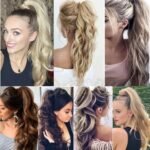 32inch Ombre Curly Clip-In Ponytail Extension, Synthetic Blonde Hairpiece for Daily Wear - Image 5