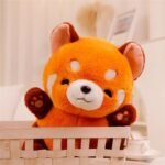 Red Panda Plushie Doll - Soft Fluffy Stuffed Animal Hug Pillow - Image 7