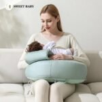 Hands-Free Nursing Pillow with Waist Support and Storage Pocket – Comfortable Breastfeeding Cushion for Moms - Image 2
