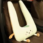 Plush Cartoon Car Nap Pillow for Optimal Travel Comfort - Image 5