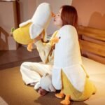 Adorable Cartoon Duck Banana Plush Pillow - Cute & Cuddly Room Decor - Image 5