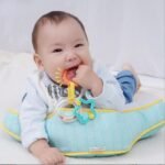 Double-Sided Sensory Tummy Time Pillow for Newborns & Toddlers - Image 2