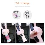 Adjustable Cute Animal Car Seat Strap Cover & Pillow for Kids - Image 5