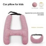 Comfort Kid & Adult Car Seat Neck Support Pillow - H-Shape Travel Cushion for Safe, Cozy Journeys - Image 3