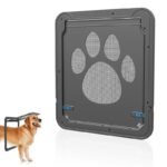 Lockable Magnetic Pet Door for Cats and Dogs - Easy Install, Safe and Stylish - Image 7