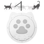 Magnetic Self-Closing Pet Screen Door for Cats and Small Dogs - Lockable and Easy to Install