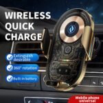 360° Rotational Magnetic Wireless Car Charger - Image 6