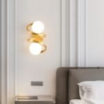 Modern Black Copper LED Wall Sconce - Image 5