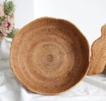 Creative Rattan Fruit Baskets - Natural Woven Storage Bowls - Image 4