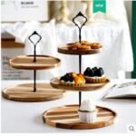 Elegant Wooden Tiered Cake Stand - Perfect for Weddings, Parties, and Home Use - Image 5