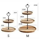 Elegant Wooden Tiered Cake Stand - Perfect for Weddings, Parties, and Home Use - Image 7