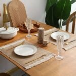 Simple Vintage Cotton Linen Placemats - Set the Perfect Table - Image 4