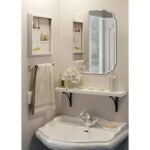 Elegant Silver Glass Mirror for Vanity and Wall Decor, 18"x 24" - Ideal for Bathroom, Bedroom, and Living Room - Image 3