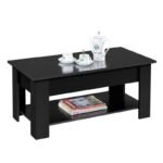 Sleek 38.6" Lift Top Coffee Table with Storage - Image 7