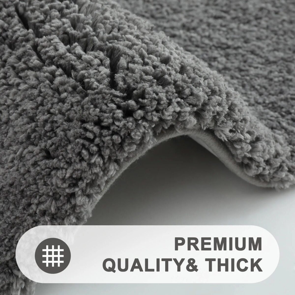 Luxurious Quick-Dry Absorbent Plush Bath Rug - Anti-Slip, Soft, and Durable for Home Decor - Image 4