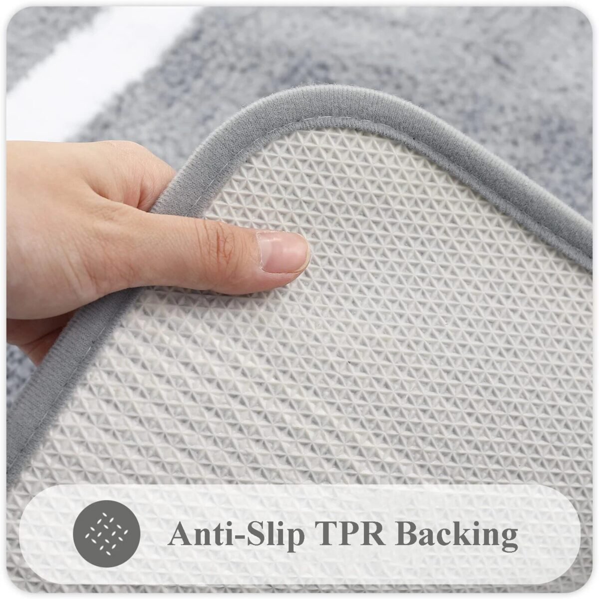 44660-e8f100.jpg Luxurious Soft Plush Absorbent Bath Mat - Non-Slip, Machine Washable Rug for Bathroom, Bedroom & Living Room - Image 5