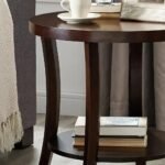 Modern Minimalist Oval Coffee Table with Storage Shelf - Image 3