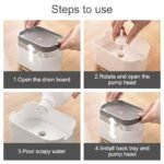 Eco-Friendly 2-in-1 Dish Soap Dispenser with Sponge Holder - Image 5
