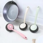 Multi-Purpose Stainless Steel Cleaning Brush with Long Handle - Image 6