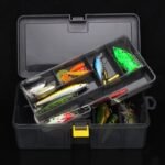 Compact Double Layer Fishing Tackle Box - Image 6