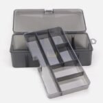Compact Double Layer Fishing Tackle Box - Image 4