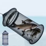 Portable Quick-Dry Fishing Net: Compact Mesh Storage Bag for Beach Combing & Sea Life Catch - Image 3