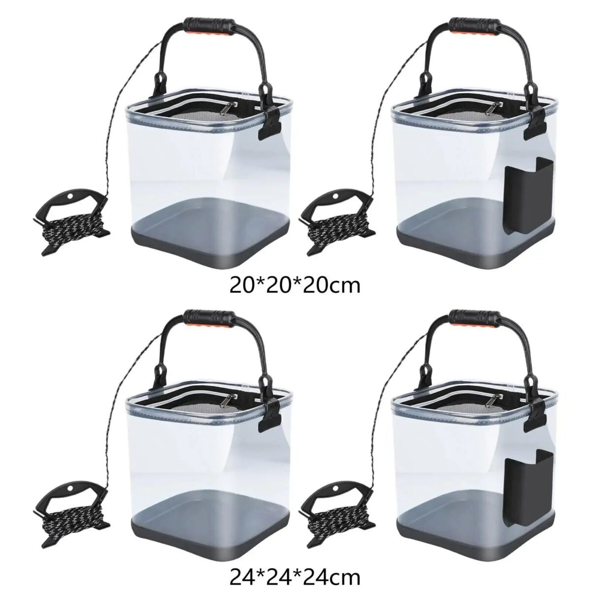 Versatile EVA Collapsible Fishing Bucket: Lightweight & Durable for Outdoor Adventures - Image 3