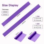 Multi-Color Natural Latex Resistance Bands for Yoga, Pilates & Fitness Training - Image 4