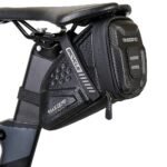 Waterproof Mountain Bike Saddle Bag with Reflective Design and Hardshell Protection - Image 2