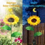 Solar Sunflower Garden Pathway Lights - Image 4