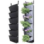 Wall-Mounted 6-Pocket Vertical Garden Planter – Perfect for Home Gardens
