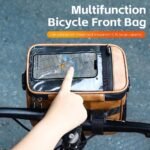 Waterproof Bicycle Handlebar Bag with Touch Screen Phone Pouch - Image 3