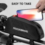 Compact Reflective Cycling Handlebar Bag - Image 4