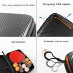 Premium EVA Hard Shell Table Tennis Racket Case - Portable & Waterproof Ping Pong Paddle Storage Box - Image 5