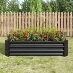 Durable Outdoor Metal Planter Box - 4ft x 2ft - Perfect for Vegetables, Flowers & Herbs - Image 4