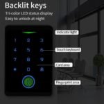 Waterproof WiFi & Fingerprint Touchpad Door Lock with RFID Access - Image 5