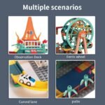 Marble Run Castle Adventure: Educational Building Blocks & Action Figures for Creative Play - Image 6