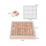 Wooden Sudoku Checkers Logical Thinking Board Game Toys - Image 6