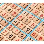 Wooden Sudoku Checkers Logical Thinking Board Game Toys - Image 5