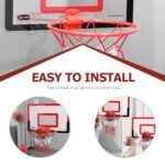 Fun-Time Kids' Indoor Basketball Hoop - Easy Install Mini Home Exercise Set - Image 5