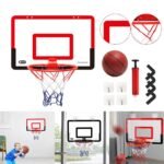 Fun-Time Kids' Indoor Basketball Hoop - Easy Install Mini Home Exercise Set - Image 4