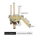 Adjustable Floating Reptile Basking Platform - Turtle Climbing Ladder for Aquariums - Image 4