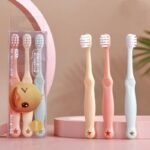 Soft Bristle Pineapple Duck Kids Toothbrush - Gentle Dental Care for 3-5 Year Olds - Image 2